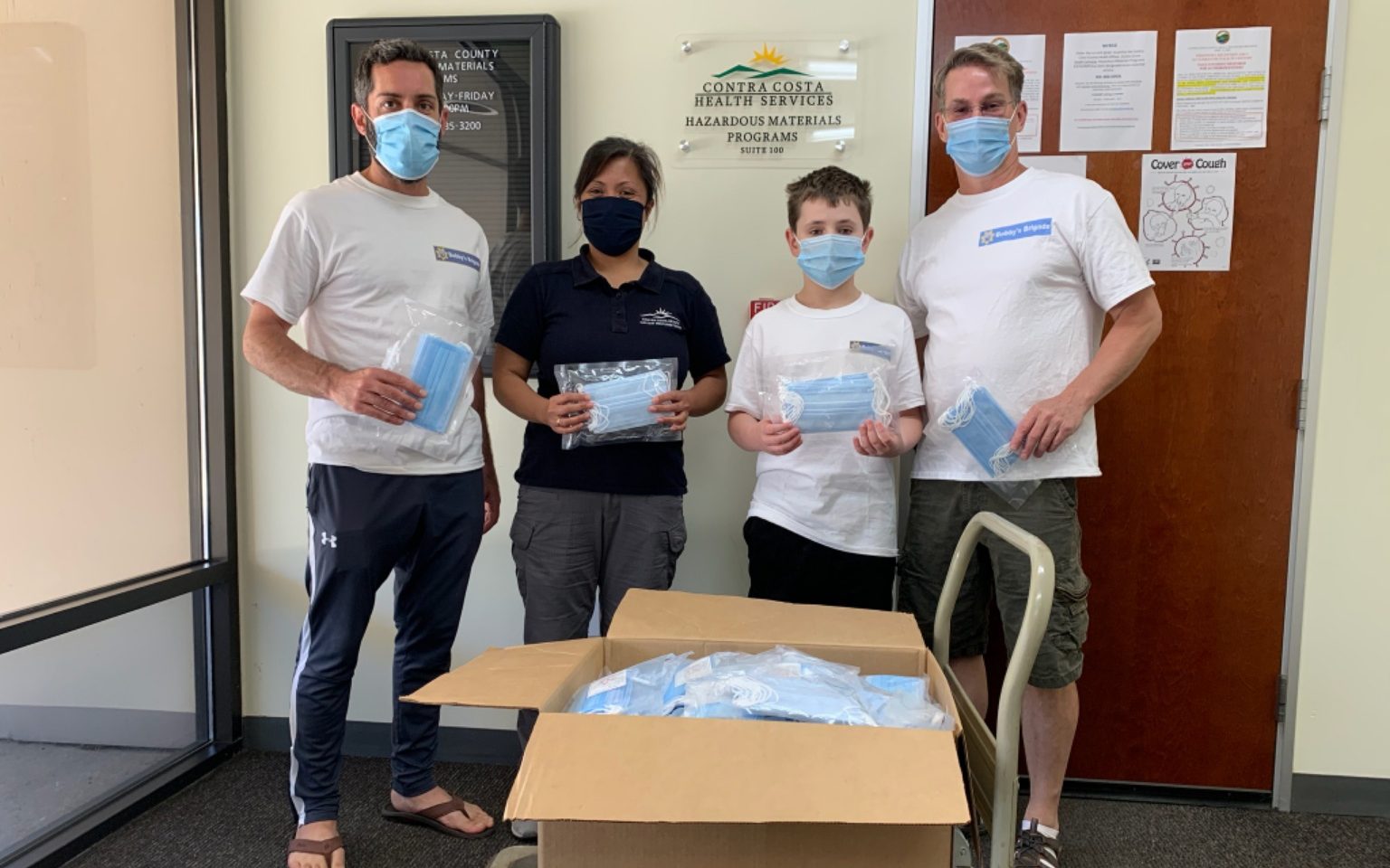 Bobby’s Brigade donates two thousand masks