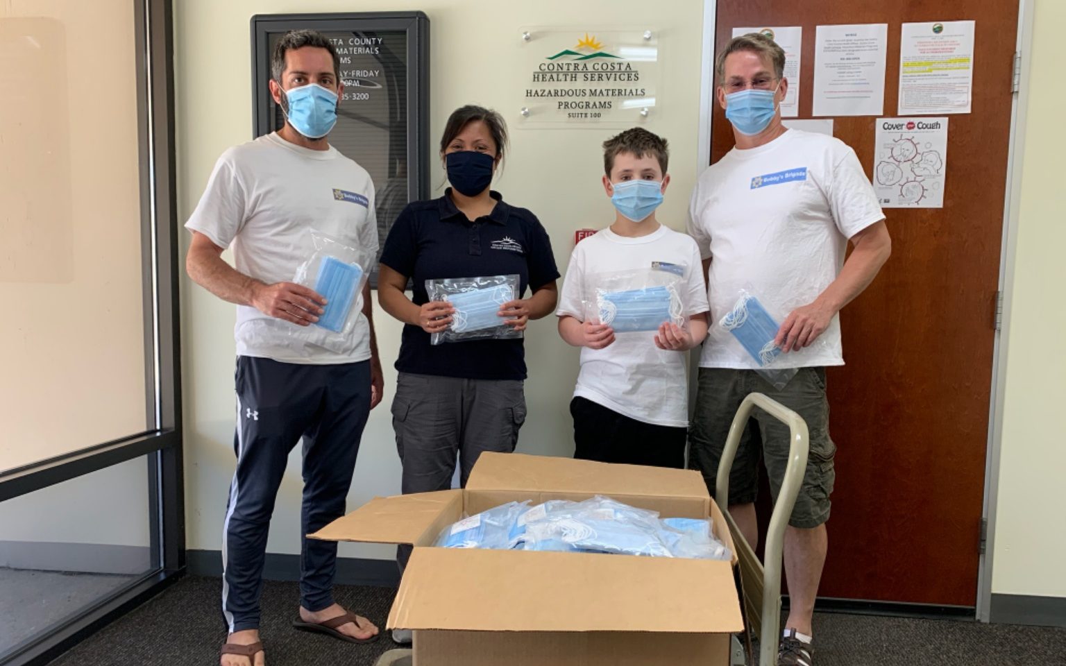 Bobby's Brigade Donates 2,000 Masks